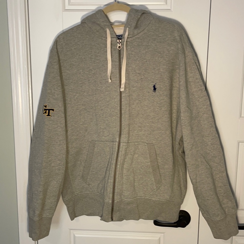 Georgia Tech Polo Zipper Hoodie